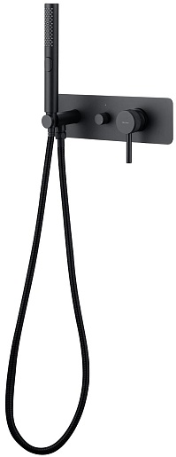 Allen Brau Смеситель для душа Priority 5.31009-31 (с внутренней частью, 2 хода) черный матовый – фото-1